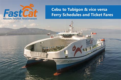 fastcat cebu to tubigon schedule today|Cebu to Tubigon and v.v.: Lite Ferries Ferry .